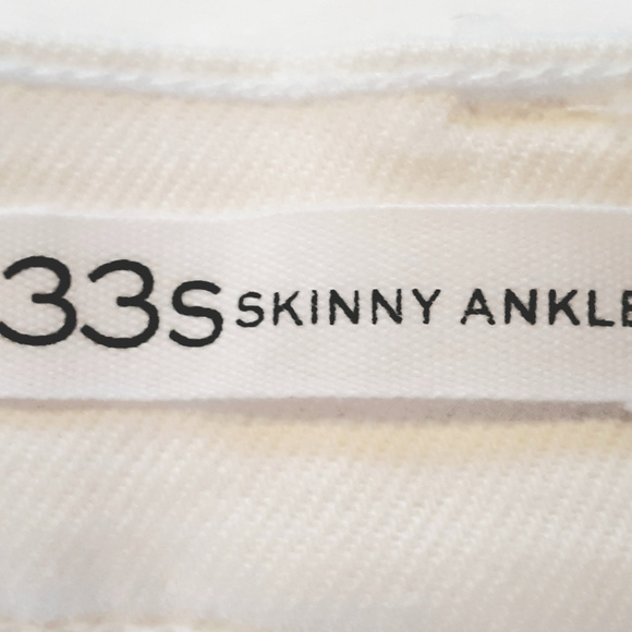 BANANA REPUBLIC WINTER WHITE PREMIUM JEANS - Picture 7 of 8